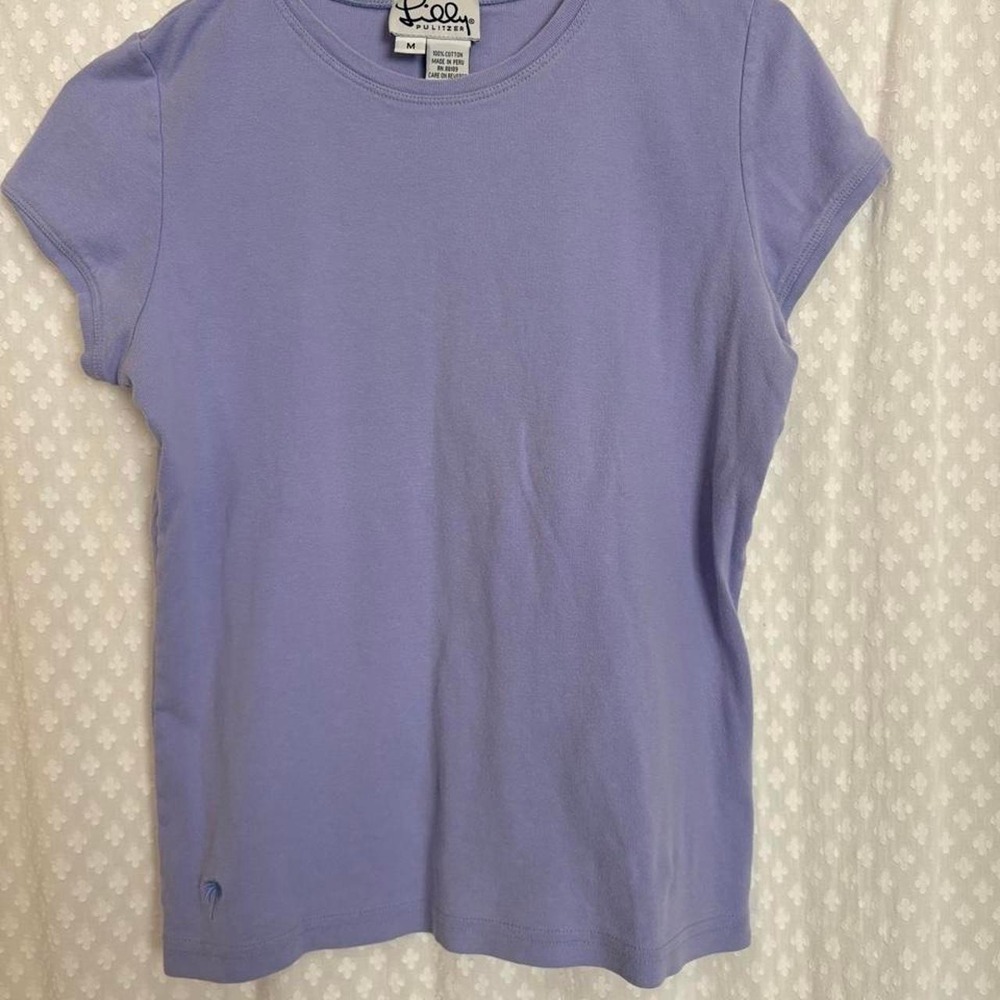 Vintage Lilly Pulitzer lavender fitted Teeshirt
